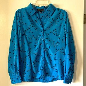 🔴Elementz Blue Long Sleeve Shirt Size M